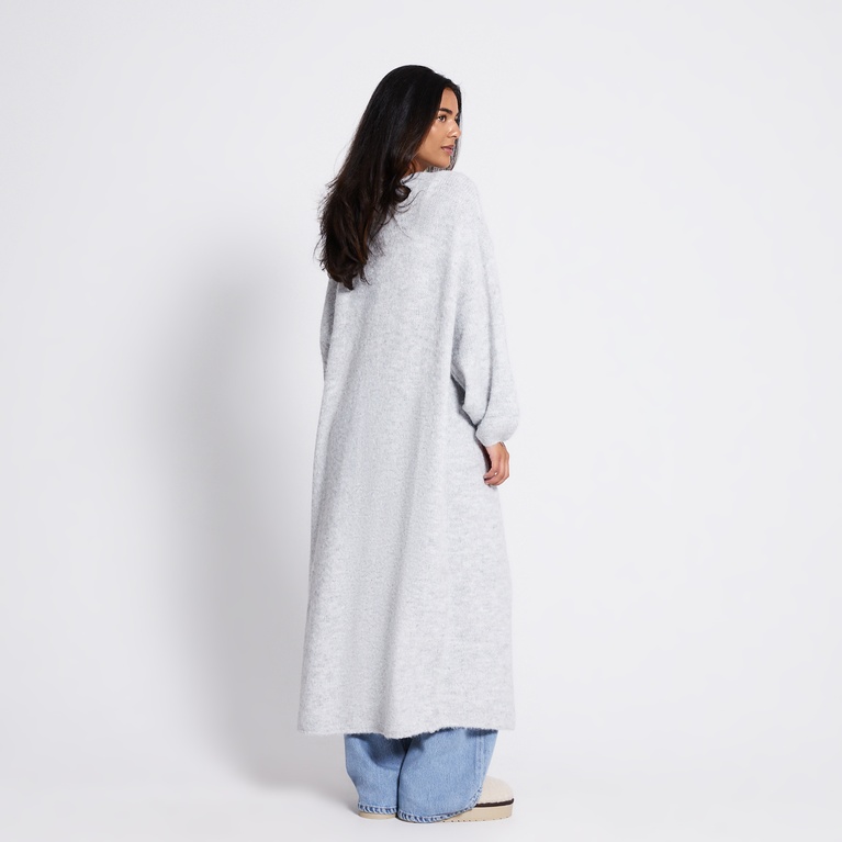Long open knit cardigan "Alana"